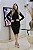 Vestido Midi Canelado Manga Longa Tubinho Outono Inverno Brinco - Imagem 14