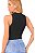 Blusa Feminina Canelada Cropped Cavada Básica Sexy Verão Top - Imagem 3