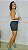 Shorts Plus Size Feminino Alfaiataria Barra Italiana Social Confortável - Imagem 4