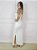 Vestido Longo Canelado Alcinha Slim E Plus Size Com Fenda - Imagem 8