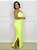 Vestido Longo Canelado Alcinha Slim E Plus Size Com Fenda - Imagem 7
