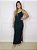 Vestido Longo Canelado Alcinha Slim E Plus Size Com Fenda - Imagem 9