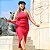 Vestido Plus Size Canelado De Amarrar Transpassado - Imagem 4