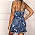 Vestido Plus Size Jeans Alcinha Tubinho Verão Bordado Caju - Imagem 2