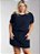 Vestido Plus Size Manga Curta E El?stico Na Cintura Tam Gran - Imagem 1