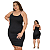 Vestido Feminino Canelado Alcinha Plus Size Tamanhos Grandes - Imagem 1
