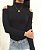 Blusa Feminina Manga Gola Alta Ombro Aberto - Imagem 1