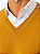 Blusa Suéter gola V, toque cashemir- Grafit - Imagem 5