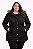 Parka Feminina Plus Size- Preto - Imagem 5