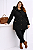 Parka Feminina Plus Size- Preto - Imagem 4