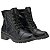 (D) Bota Coturno Tratorada Cadarço Feminina Off White Macia Cor:Preto;Tamanho:4 - Imagem 10