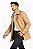 Casaco Trench Coat Masculino de Lã Batida - Imagem 3