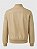 Jaqueta Bomber Masculina Plus Size em Couro PU- Bege - Imagem 8