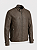 Jaqueta de Couro PU Masculina Marrom Envelhecido – Corte Slim Urban - Imagem 7