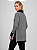 Blusa poncho Xadrez gola alta alfaitaria- preto e branco - Imagem 6