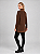 Blusa poncho Xadrez gola alta alfaitaria- preto e marrom - Imagem 6