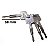 Trava Tetra Stam Fechadura Auxiliar 1004 Inox Roseta Redonda - Imagem 3