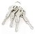 Trava Tetra Porta de Correr 1008 Inox Roseta Redonda Stam - Imagem 4
