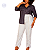 Calça Social Branca Plus Size alfaiataria com elastano 46-60 - Imagem 1