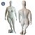 Manequim Loja Fibra Feminino Plus Size Tamanho 46 Branco - Imagem 6
