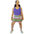 SAIA CURTA FITNESS PLUS SIZE TAMANHO 44 E 46 MALHA POLIAMIDA ESTAMPADA - Imagem 5