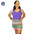 SAIA CURTA FITNESS PLUS SIZE TAMANHO 44 E 46 MALHA POLIAMIDA ESTAMPADA - Imagem 4