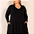 VESTIDO PLUS SIZE MANGA LONGA FEMININO INVERNO MALHA LANZINHA COM BOLSOS E SAIA EVASÊ CASUAL TAMANHOS GRANDES PARA MULHERES DO 42 AO 60 - Imagem 6