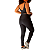 CALÇA LEGGING PRETA PLUS SIZE FEMININA COM BOLSO TELEFONE COS ALTO ESPORTIVA MALHA GROSSA SUPLEX TAMANHO GRANDE DO 42 AO 60 MONTARIA CASUAL - Imagem 3