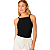BLUSA REGATA PLUS SIZE FEMININA DE ALÇA EM MALHA CANELADA DE ALGODÃO  CONFORTAVEL COM CAVA AMERICANA TAMANHO GRANDE VESTE 44-46 - Imagem 11