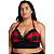 BLUSA TOP CROPPED PLUS SIZE FLANELA XADREZ FRENTE ÚNICA COM RENDA TAMANHOS GRANDES CURVY DO 42 AO 46 - Imagem 6