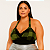 BLUSA TOP CROPPED PLUS SIZE FLANELA XADREZ FRENTE ÚNICA COM RENDA TAMANHOS GRANDES CURVY DO 42 AO 46 - Imagem 1