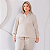 Camisa Plus Size em Linho com Gola de Colarinho e Vista Polo – Elegância e Conforto para Todas as Ocasiões TAMANHOS GRANDES PARA MULHERES DO 42 AO 60 - Imagem 1