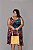 VESTIDO PLUS SIZE MIDI ALÇA VISCOSE ESTAMPADA COM BABADO TAMANHO CURVY G-44 CASUAL EVANGÉLICO - Imagem 5