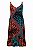VESTIDO PLUS SIZE MIDI ALÇA VISCOSE ESTAMPADA COM BABADO TAMANHO CURVY G-44 CASUAL EVANGÉLICO - Imagem 2