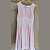 VESTIDO REGATA EVASÊ CAMADAS CHIFFON COM RENDA GUIPIR FESTA CASAMENTO COR ROSÊ TAMANHO 42/44 - Imagem 3