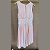 VESTIDO REGATA EVASÊ CAMADAS CHIFFON COM RENDA GUIPIR FESTA CASAMENTO COR ROSÊ TAMANHO 42/44 - Imagem 6