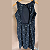 VESTIDO TUBINHO CURTO FESTA NOITE REGATA JUSTO MALHA JACQUARD PRETO TAMANHO 38 - Imagem 3