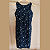 VESTIDO TUBINHO CURTO FESTA NOITE REGATA JUSTO MALHA JACQUARD PRETO TAMANHO 38 - Imagem 4