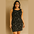 VESTIDO TUBINHO CURTO FESTA NOITE REGATA JUSTO MALHA JACQUARD PRETO TAMANHO 38 - Imagem 1