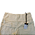 SHORTS CURTO EM LINHO FEMININO CINTURA ALTA COM BOLSOS FRENTE E COSTAS TAMANHO 36 - Imagem 6