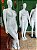MANEQUIM PLUS SIZE FEMININO TAMANHO GG-46 EM PLÁSTICO BRANCO POSES COM BASE - Imagem 4