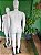 MANEQUIM PLUS SIZE FEMININO TAMANHO GG-46 EM PLÁSTICO BRANCO POSES COM BASE - Imagem 7