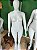 MANEQUIM PLUS SIZE FEMININO TAMANHO GG-46 EM PLÁSTICO BRANCO POSES COM BASE - Imagem 6