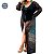Vestido Saída Praia Longo Plus Size Renda Arrastão 44 e 46 - Imagem 5
