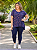 Blusa Ampla Plus Size Manga Curta em Malha Viscolycra casual tamanho grande 48/50 - Imagem 3