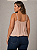 Regata Plus Size alça em malha viscose rosê tamanho GG-44-46 - Imagem 2