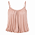 Regata Plus Size alça em malha viscose rosê tamanho GG-44-46 - Imagem 3