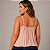 Regata Plus Size alça em malha viscose rosê tamanho GG-44-46 - Imagem 5