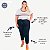 Calça Jogging Feminina Plus Size em Bengaline Jeans tamanho grande do 52 ao 58 jogger cintura alta com bolso - Imagem 8