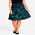 Saia Midi Plus Size em malha Tamanho 46-48. Suplex estampado - Imagem 2